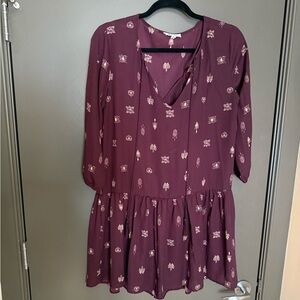 BB Dakota Burgundy Dress size XS